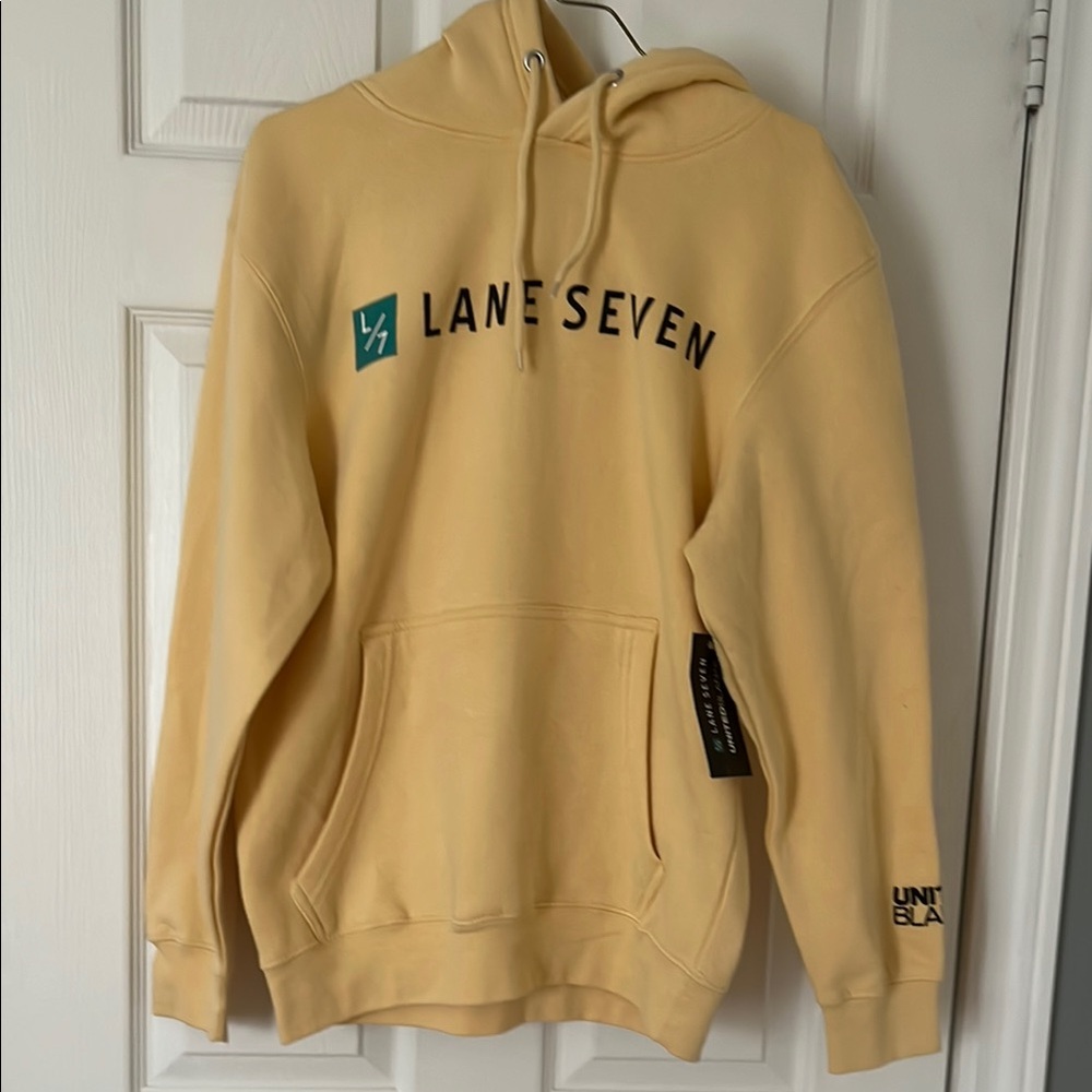 Brand new with tag Lane Seven Yellow Hoodie